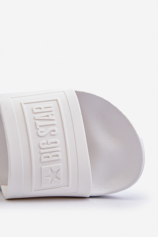 Pantuflas Big Star NN174651 color blanco