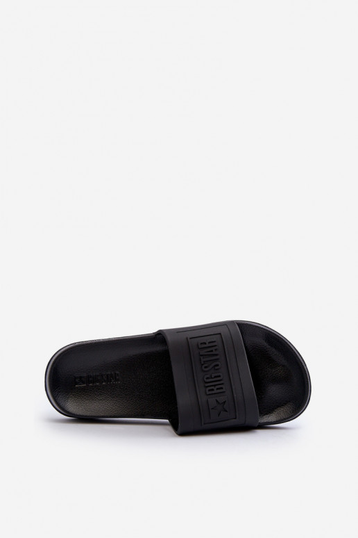 Pantuflas Big Star NN174649 negro
