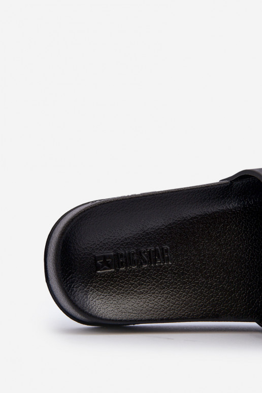 Pantuflas Big Star NN174649 negro