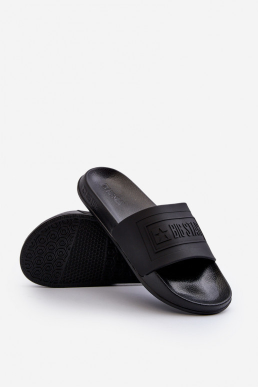Pantuflas Big Star NN174649 negro