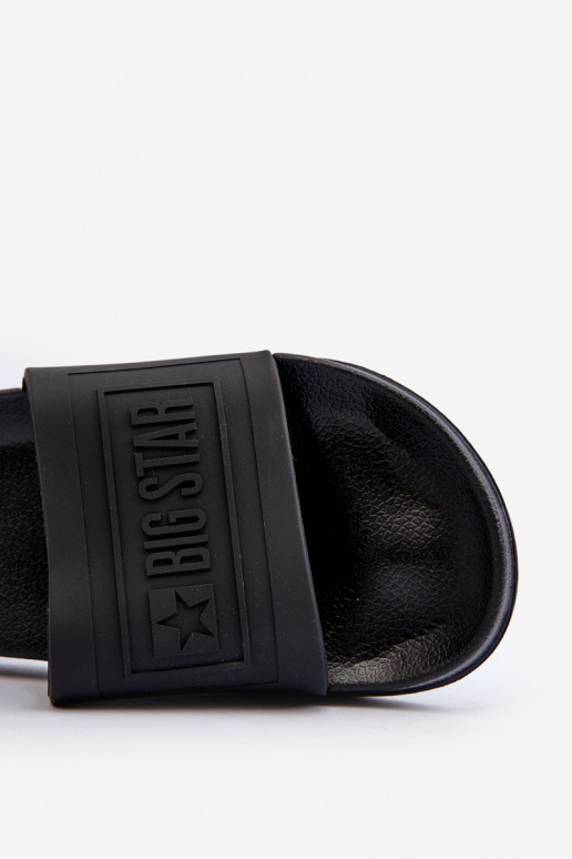 Pantuflas Big Star NN174649 negro