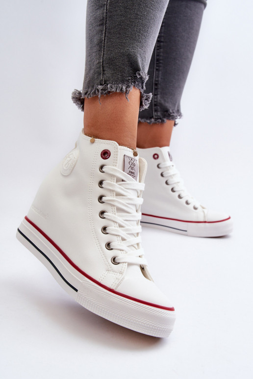 Zapatos casual Cross Jeans NN2R4004 color blanco