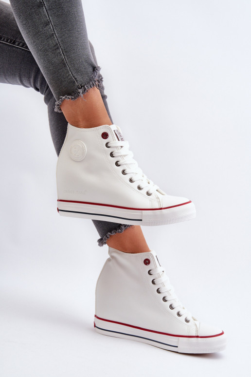 Zapatos casual Cross Jeans NN2R4004 color blanco