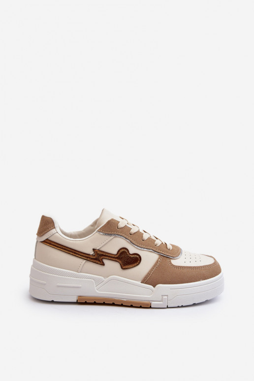Zapatillas modelo zapatos con plataforma beige Zeparine
