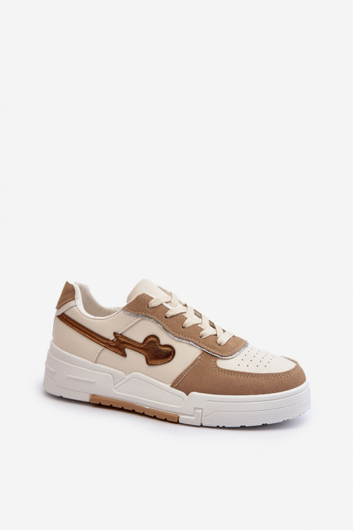 Zapatillas modelo zapatos con plataforma beige Zeparine