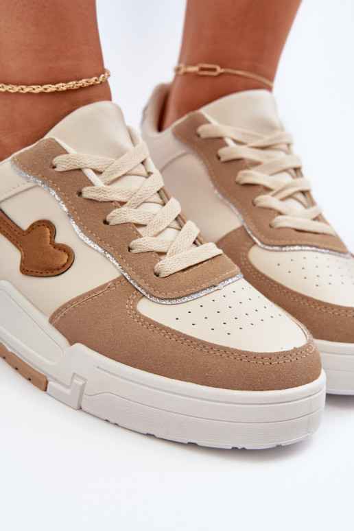 Zapatillas modelo zapatos con plataforma beige Zeparine