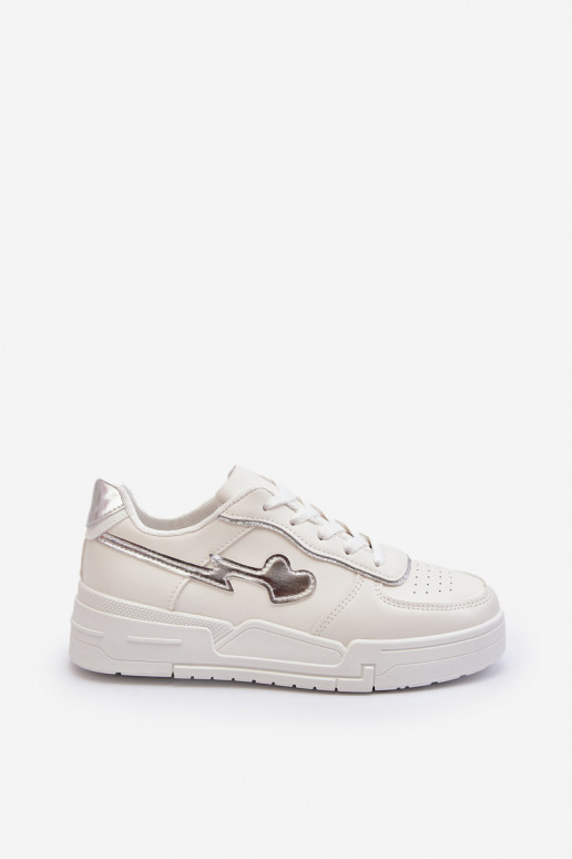 Zapatillas modelo zapatos con plataforma en color blanco Zeparine