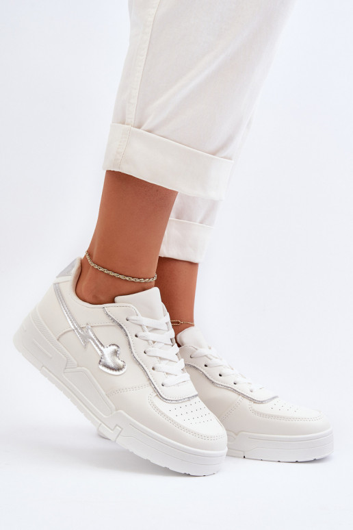 Zapatillas modelo zapatos con plataforma en color blanco Zeparine