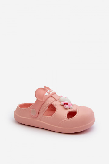Zapatillas Infantiles Zapatillas ligeras con adornos color rosa Opleja