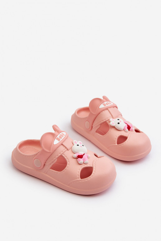Zapatillas Infantiles Zapatillas ligeras con adornos color rosa Opleja