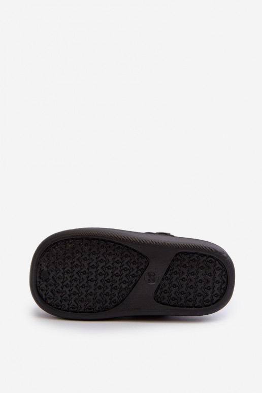 Zapatillas Infantiles Zapatillas ligeras con adornos color negro Opleja