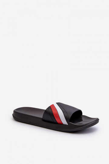 Zapatillas de casa ligeras para hombre modelo clásico en color negro Bemostom