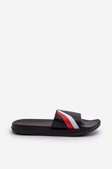 Zapatillas de casa ligeras para hombre modelo clásico en color negro Bemostom 2