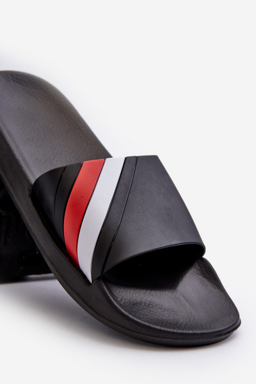 Zapatillas de casa ligeras para hombre modelo clásico en color negro Bemostom