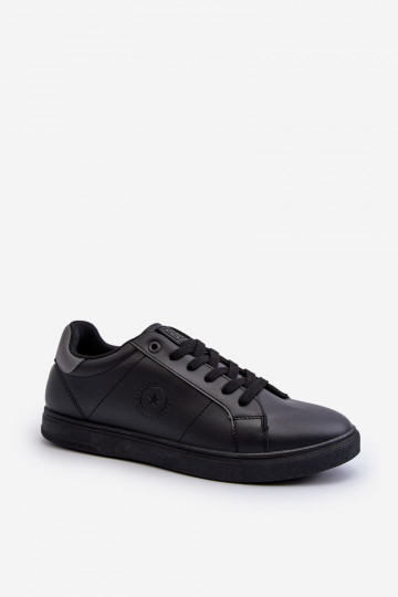 Zapatos casual de hombre fabricados en piel ecológica Big Star NN174284 color negro