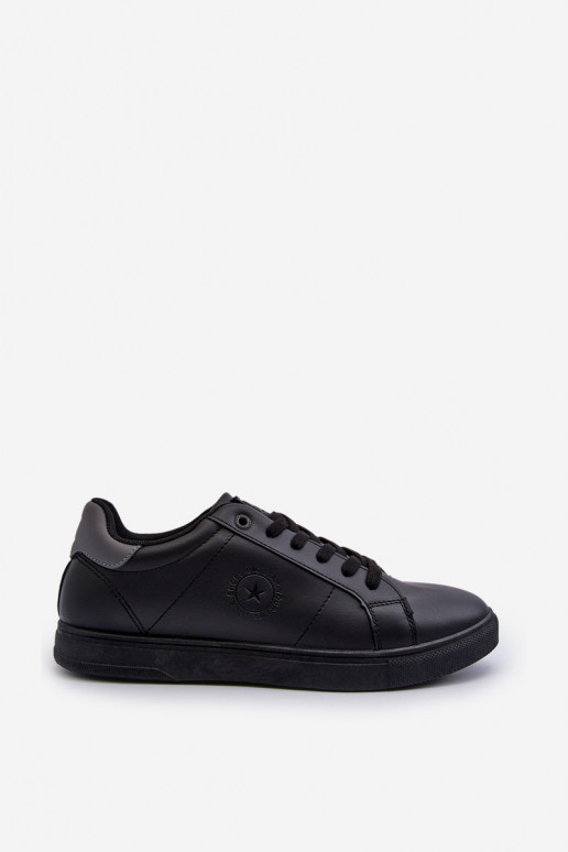 Zapatos casual de hombre fabricados en piel ecológica Big Star NN174284 color negro