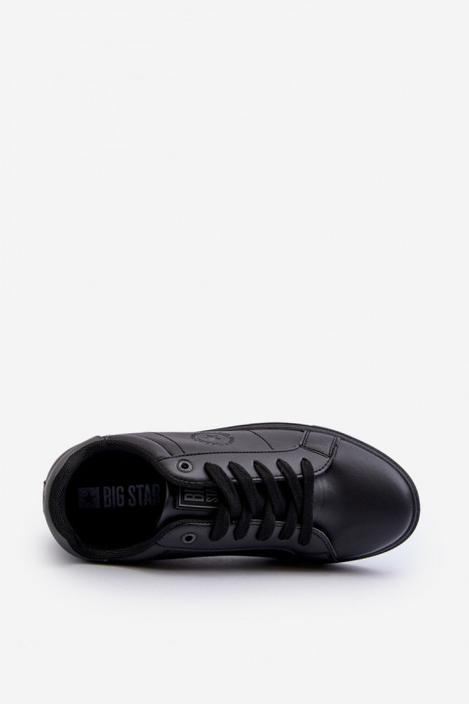Zapatos casual de hombre fabricados en piel ecológica Big Star NN174284 color negro