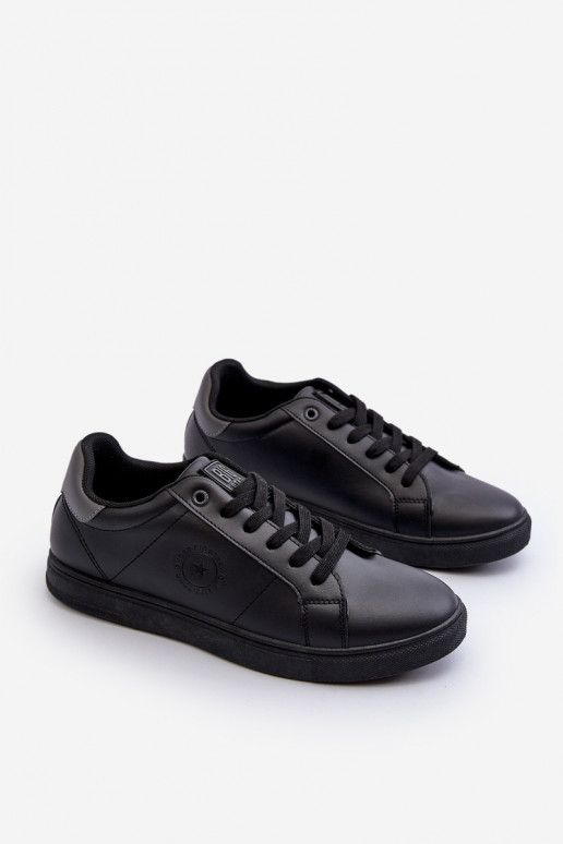 Zapatos casual de hombre fabricados en piel ecológica Big Star NN174284 color negro