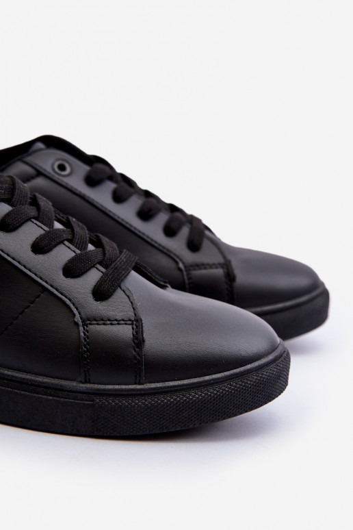 Zapatos casual de hombre fabricados en piel ecológica Big Star NN174284 color negro