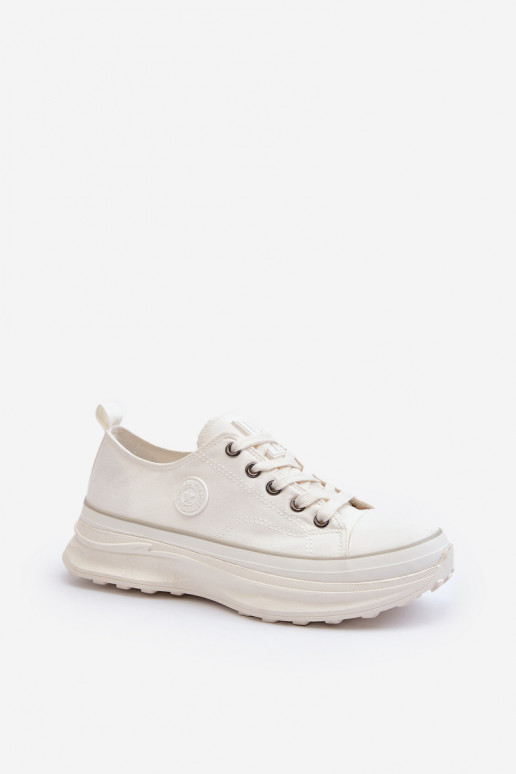 Zapatos de mujer con suelas macizas de moda Big Star NN274126 color blanco