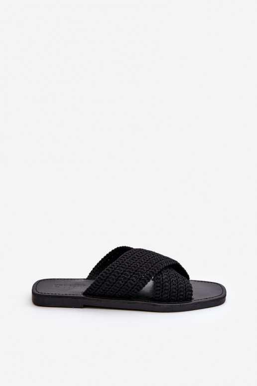 Pantuflas Big Star NN274077 negro
