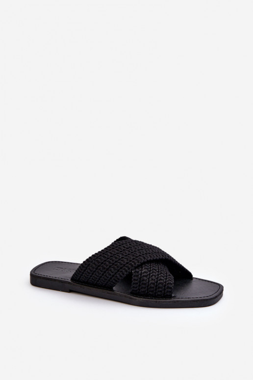 Pantuflas Big Star NN274077 negro