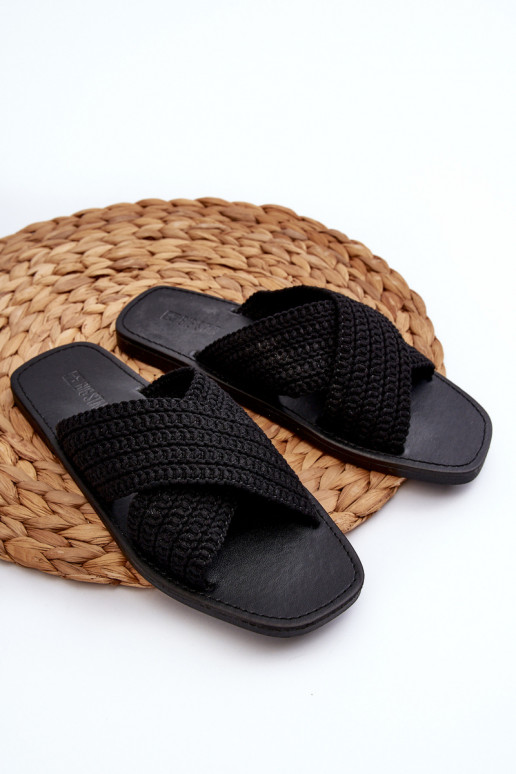 Pantuflas Big Star NN274077 negro