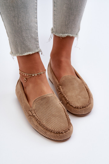 Mocasines elegantes de ante beige Ranica 2
