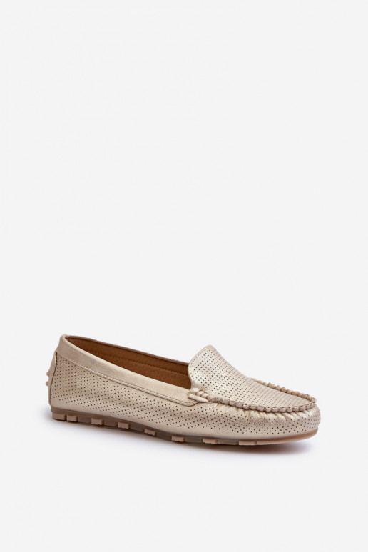 Mocasines color oro Ranica