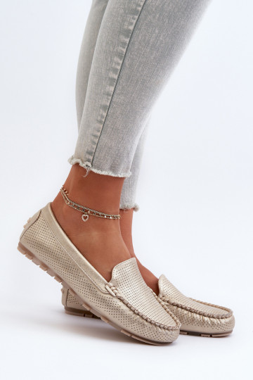Mocasines color oro Ranica 2
