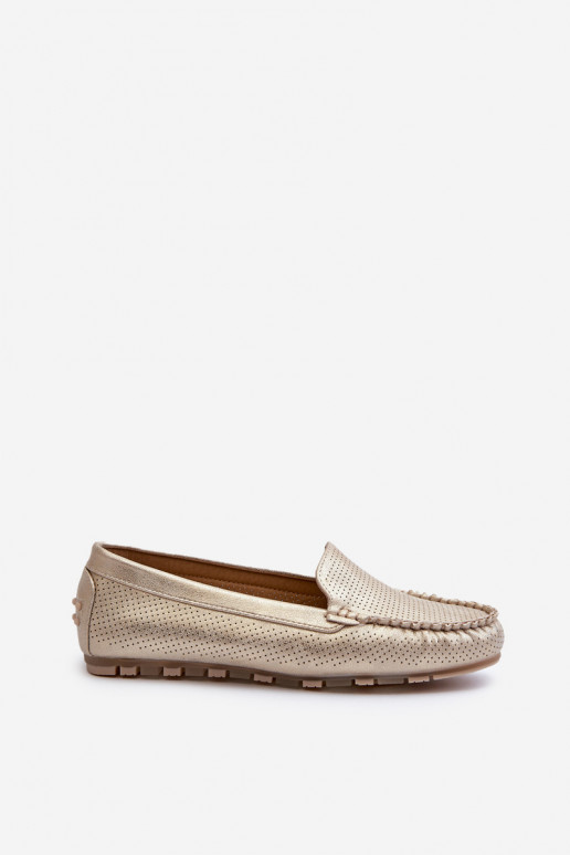 Mocasines color oro Ranica