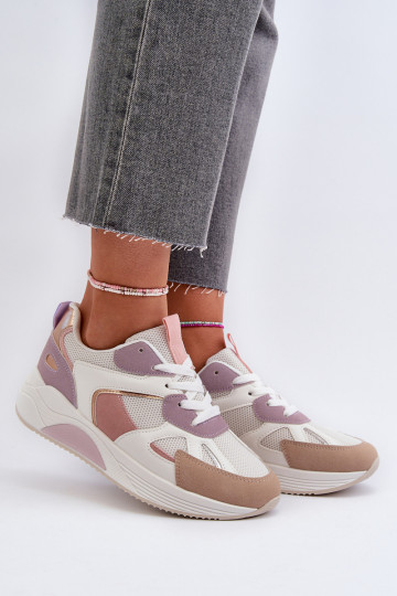 Deportivas modelo zapatos con plataforma color Morado Lenivia 2