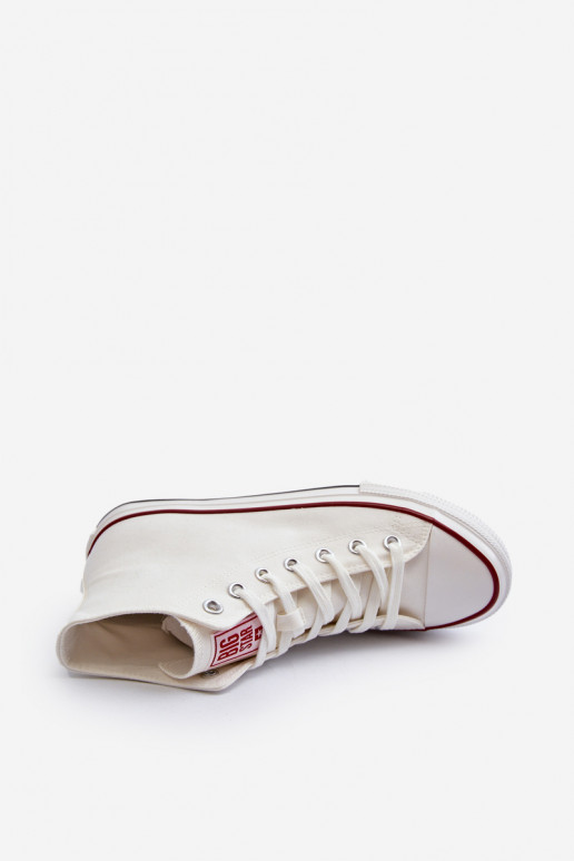 Zapatos casual con suela Big Star NN174104 color blanco.