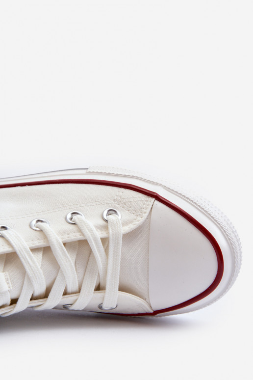 Zapatos casual con suela Big Star NN174104 color blanco.