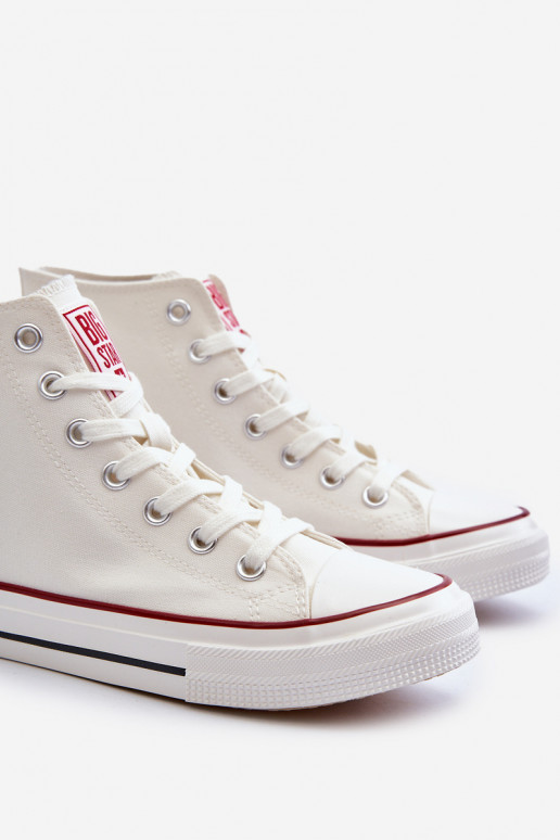 Zapatos casual con suela Big Star NN174104 color blanco.