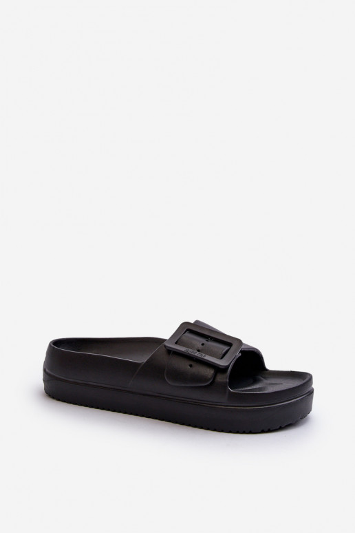 Chanclas ligeras con plataforma hebilla Big Star NN274A662 negro