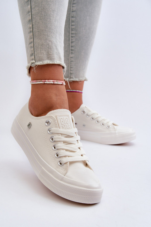 Zapato ocio modelo clásico Big Star NN274285 color blanco