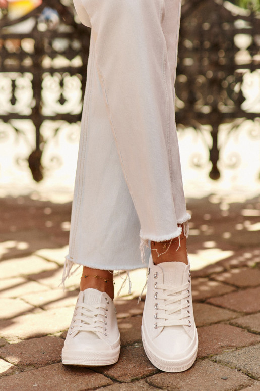 Zapato ocio modelo clásico Big Star NN274285 color blanco