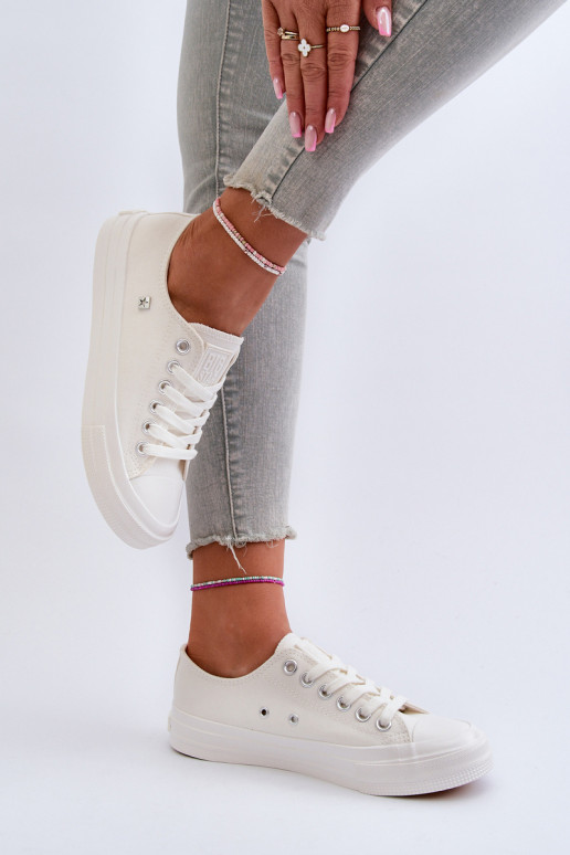 Zapato ocio modelo clásico Big Star NN274285 color blanco