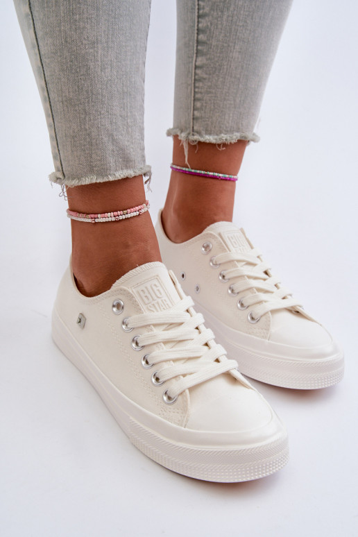 Zapato ocio modelo clásico Big Star NN274285 color blanco