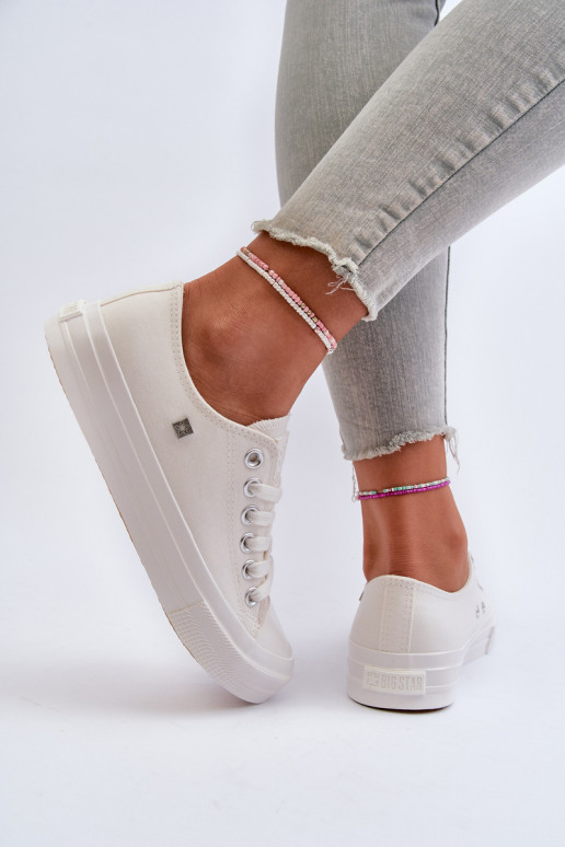 Zapato ocio modelo clásico Big Star NN274285 color blanco