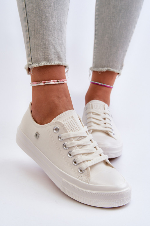 Zapato ocio modelo clásico Big Star NN274285 color blanco
