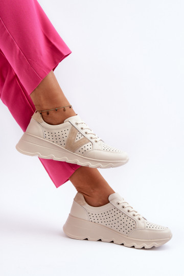 calzado deportivo Eleonori beige 2