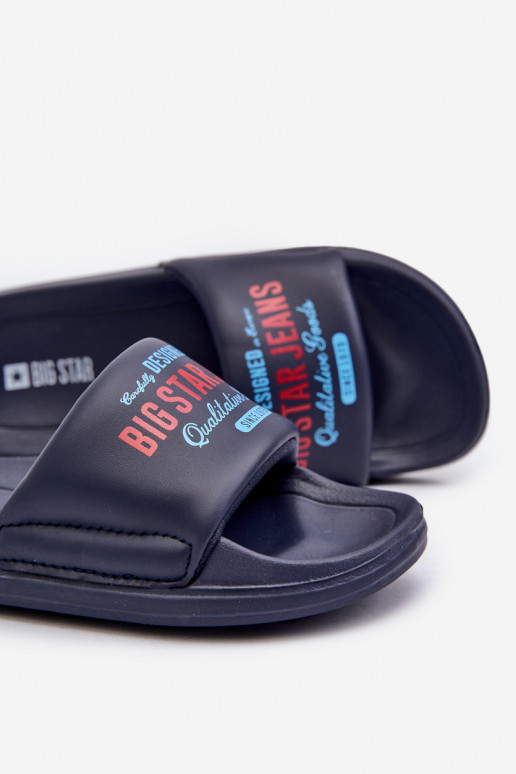 Zapatillas ligeras Zapatillas infantiles Big Star NN374516 azul oscuro