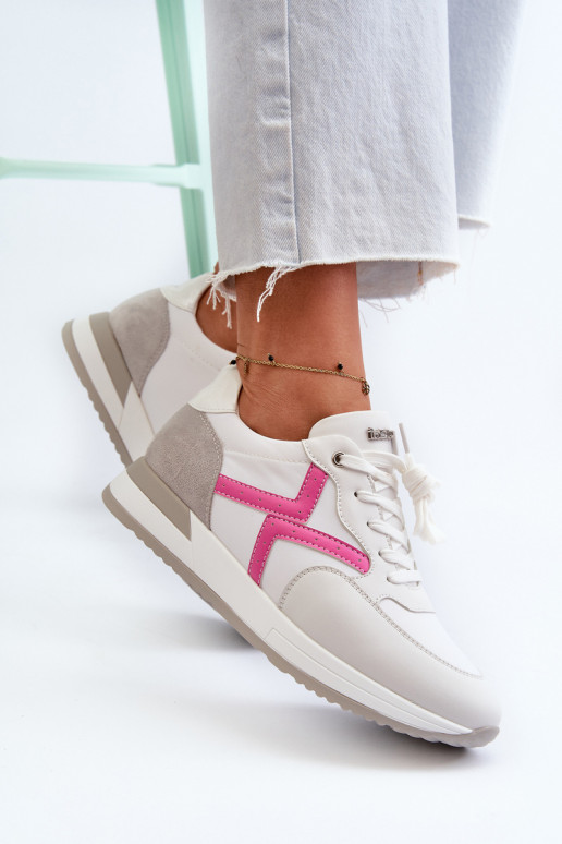 Zapatillas modelo zapatos con plataforma INBLU IN000362 color blanco