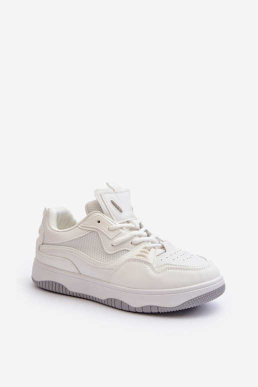 Zapatillas modelo zapatos con plataforma en color blanco Etnaria