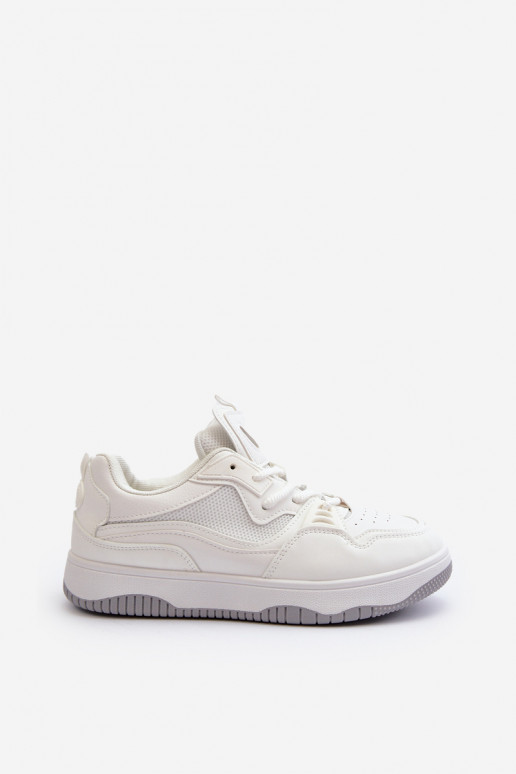 Zapatillas modelo zapatos con plataforma en color blanco Etnaria