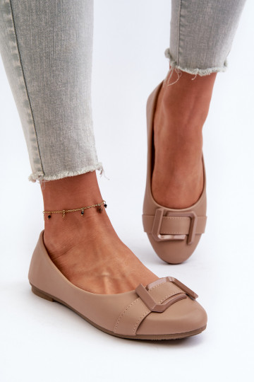 Bailarinas con tirantes Eco beige Cadwenla 2