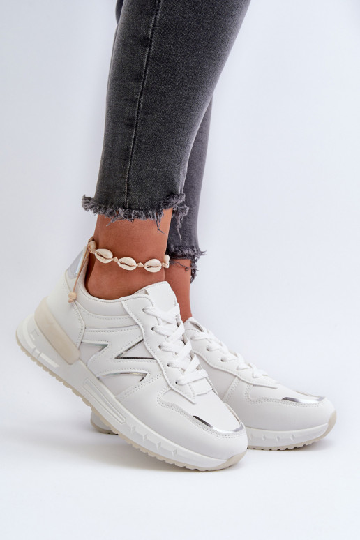 Deportivas modelo zapatos fabricadas en ecopiel en color blanco Kaimans