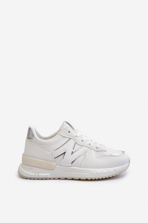 Deportivas modelo zapatos fabricadas en ecopiel en color blanco Kaimans